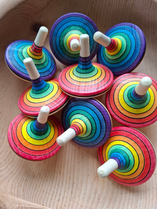 Kreisel Regenbogen Rallye - Groß