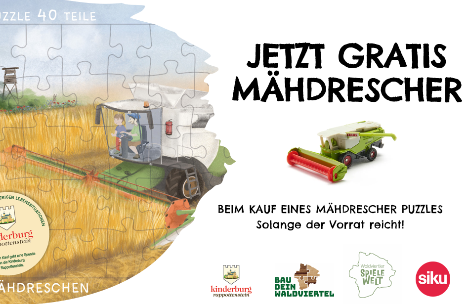 Mähdrescher-Fans aufgepasst – unsere Ernte-Aktion ist da!